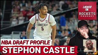 Stephon Castle Houston Rockets 2024 NBA Draft Prospect Profile: Strengths, Weakn