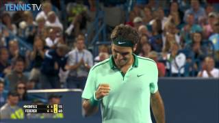 Cincinnati 2014 Thursday Hot Shot Federer