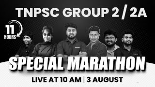 TNPSC Group-2/2A | 11 HOURS SPECIAL MARATHON | TAMIL,GS,MATHS,CA | VERANDA RACE TNPSC