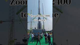 zoomlion 2400 ton mobile crane | heavy lifting equipment YouTube shorts, #youtubeshorts