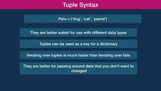 42 tuples in python | Python For Absolute Beginners