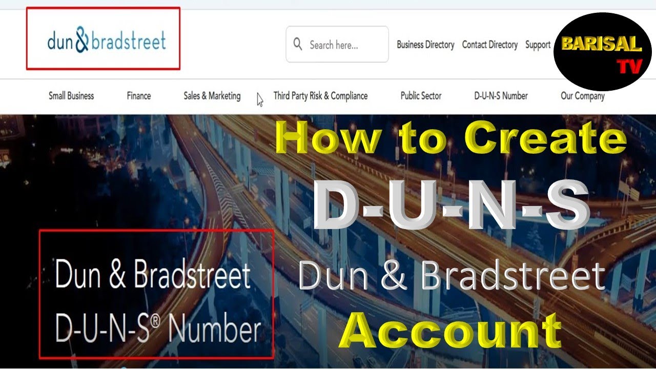 How To Create Account (Dun & Bradstreet) D U N S Number With Setup ...