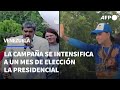 La campaña se intensifica a un mes de elección presidencial en Venezuela | AFP