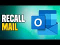 How To Recall Mail In Outlook Mobile App (EASY!)