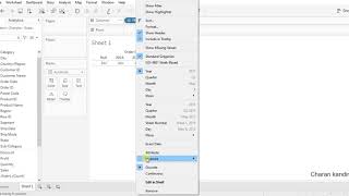 How to replace null dates into blank values in Tableau | Aliases in Tableau | Tableau Tip | Charan K