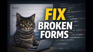Fix Broken Website Forms Fast 🐱 Simple JavaScript Validation