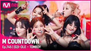 [(G)I-DLE - TOMBOY] #엠카운트다운 EP.745 | Mnet 220324 방송