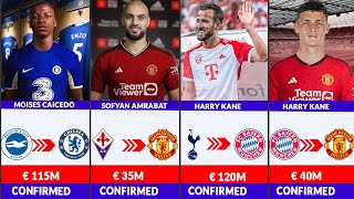 ALL CONFIRMED TRANSFERS NEWS TODAY SUMMER 2023, PAVARD TO UNITED, KANE TO BAYERN, CAICEDO TO CHELSEA