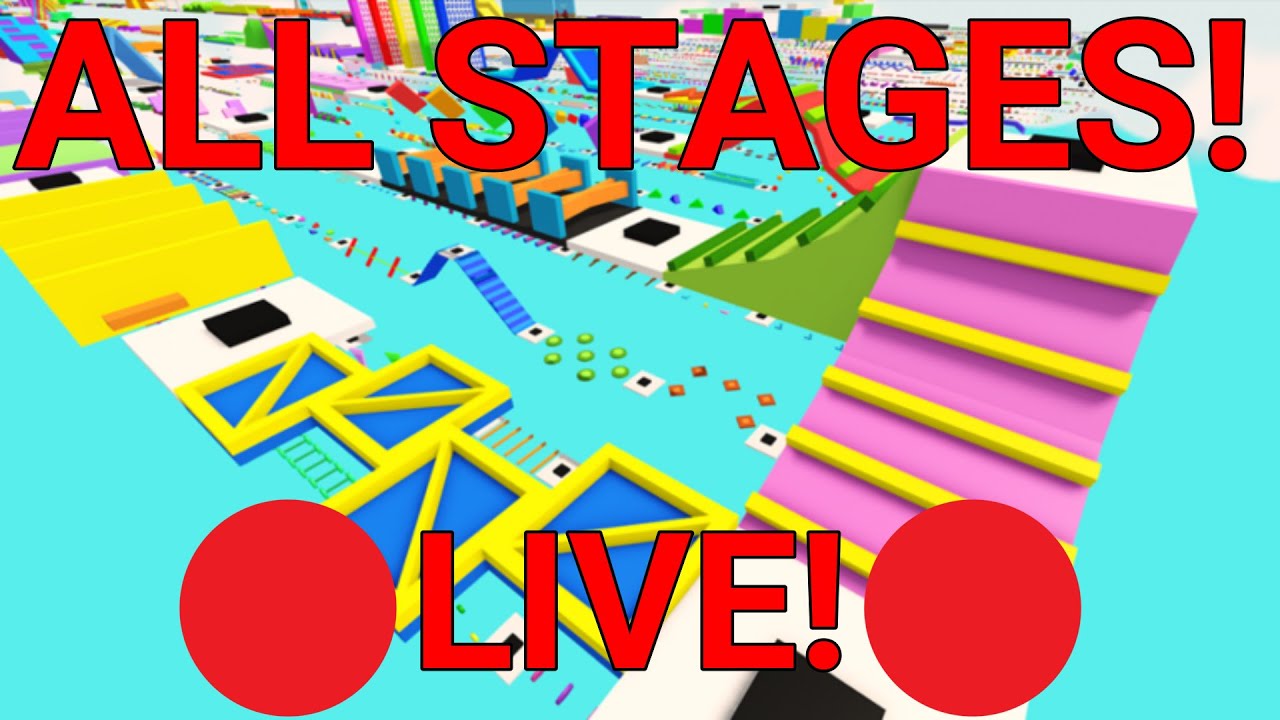 рџ ґliveрџ ґmega Fun Obby All Stages Youtube