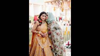 two sister wedding photo pose♥️#sister #sisterwedding#photoshoot#shortsvideo#shorts#trending#bride