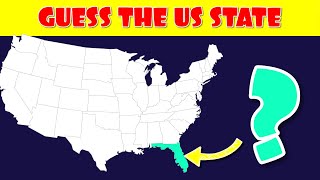 Guess the US State on the Map