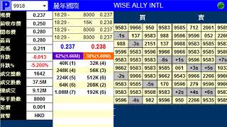 暗盤直擊 #麗年國際控股有限公司 (9918)