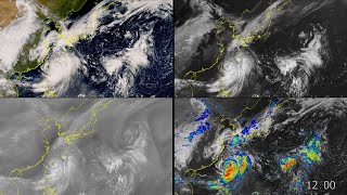 2022年台風第11号（ヒンナムノー）～先島諸島付近を北上～ 【マルチ画面】9/3