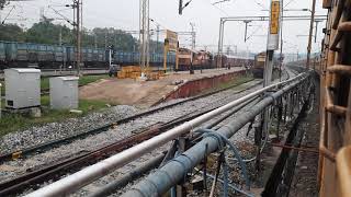 Entering Renigunta junction Railway Station near Tirupati || INDIAN RAILWAYS