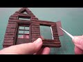 miniature rustic woodland stone u0026 log cabin