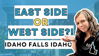 WHICH SIDE OF IDAHO FALLS IS BETTER? - THIS IS A QUICK MAP TOUR OF WEST AND EAST SIDE OF IDAHO FALLS