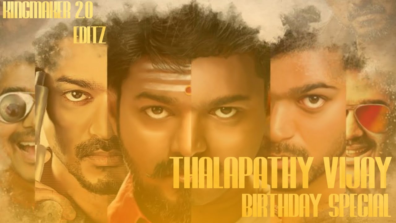 Thalapathy Vijay Birthday Special WhatsApp Status - YouTube