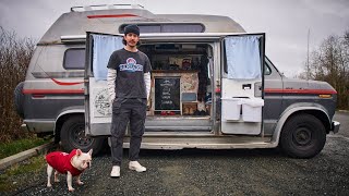 Solo Van Life. Living in a Van for 5 months Changed his Life. Camper Van Tour an