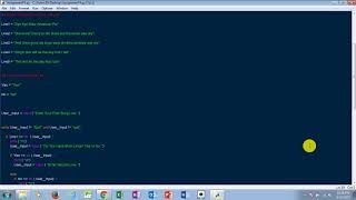 Assignment 4 While Loop
