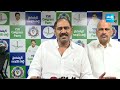 live ysrcp mlc talasila raghuram press meet tadepalli @sakshitvlive