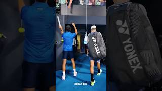 Djokovic \u0026 Kyrgios sign autographs after Win