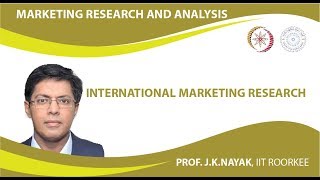 Lecture 35- International Marketing Research