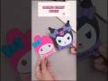 SANRIO STICKY NOTES 💜 KUROMI 🖤 MY MELODY 💗 #creativeideas #viral #notes #easydiy #unik