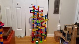 Huge Marble Run with many paths to take!