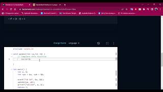 Pointers in C answar //HackerRank //