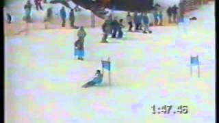 Bib 34: Sergio Bergamelli wins giantslalom (Kranjska Gora 1992)