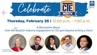 Celebrate CTE Month: Webinar session 4 - Partnering with Industry