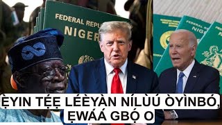 O MA ṢE O! AMẸRIKA N GBONA MỌ AWỌN ỌMỌ NAIJIRIA TO WA NIBẸ LARA - EYI NI BO ṢE JẸ