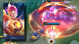 MALAH JADI BERASA PAKAI VALIR M6 PRIME SKIN CLAUDE GAMEPLAY - MOBILE LEGENDS