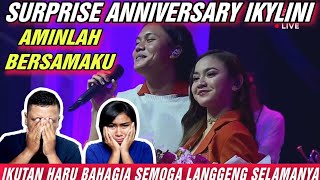 SURPRISE ANNIVERSARY IKYLINI - Rizky Febian AMINLAH BERSAMAKU - BERASA IKY AJAK NIKAH MAHALINI