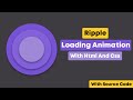 Ripple Loading Effect Css | Css Loading Animation | Circle Preloader Animation | #Shorts
