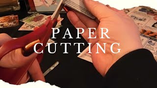 Coupon Cutting with a Touch of Page Turning - ASMR - No Talking