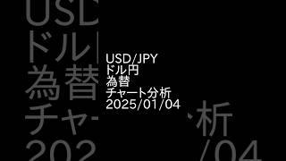 【ドル円の日足チャート分析】 （2025年1月4日 6時54分時点の情報をもとに分析） #投資 #為替 #チャート分析 #相場解説