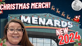 MENARDS | NEW! CHRISTMAS MERCH! | 2024 | SHOP AND HAUL