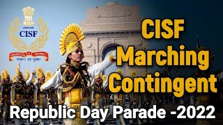 Republic day Parade 2024 ..CISF Marching Contingent 4K Video. #cisf #republicday2024 #army