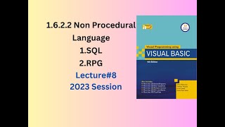 Non Procedural Language\SQL\RPG | Visual Basic Chapter 1 \BSC\ADP\ BS Computer Science