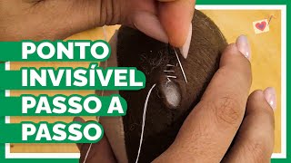 Como Fazer Ponto Invisível no Feltro | passo a passo com Taty Alonso