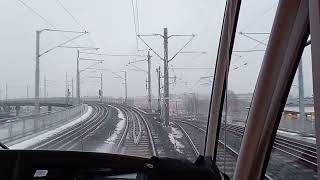 Stockholm Tram Route 31 Driver's Eye View.