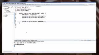 Java Tutorial 40 Using Date Time formatting Date using SimpleDateFormat