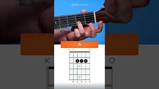 How to play the A Chord on Guitar (it's so easy!) #Shorts