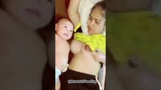 Thai Mom Breastfeeding || Mama Breast Feeding Live! #shorts #viral #breastfeeding