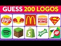 Guess the Logo in 3 Seconds | Red, Yellow and Green Logo 🍏 200 Famous Logos | Monkey Quiz