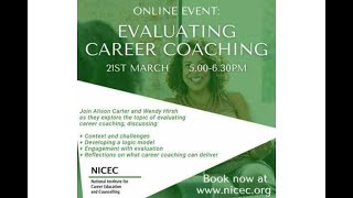 NICEC Seminar - Evaluating career coaching