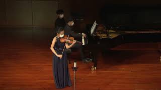 Ding Yijie BMus graduation recital- Grieg violin sonata No.3 op.45