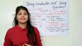 String constructor and String operators