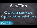 Congruence and Equivalence Relations | Algebra